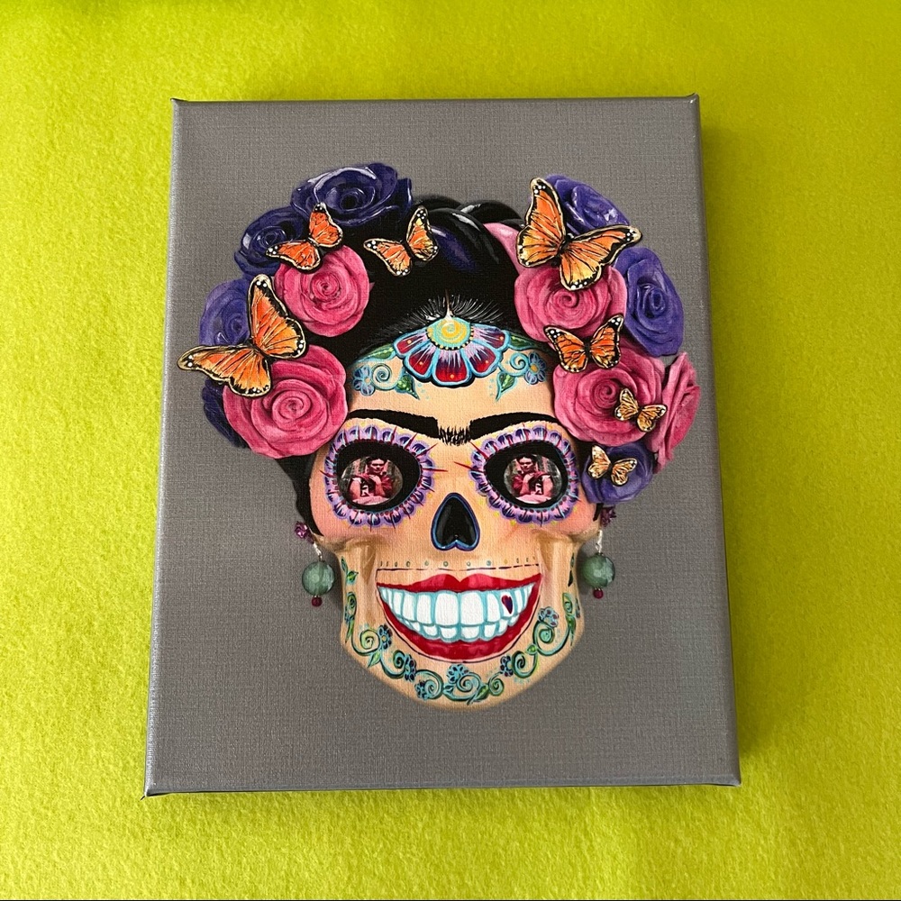 Mariposas de Frida (Kahlo) Canvas Print